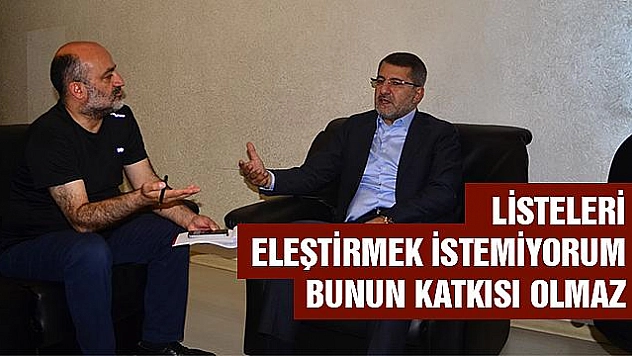  SERDAR 'BÖYLE BİR LİSTE BEKLEMİYORDUM'