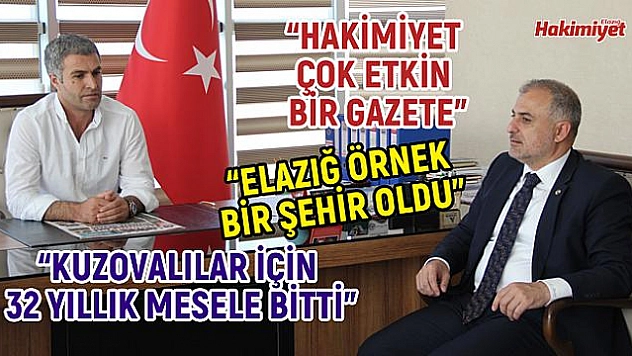 'ŞEHRİN BİRÇOK SORUNU ÇÖZÜLDÜ'