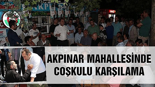 ZÜLFÜ TOLGA AĞAR'DAN  AKPINAR MAHALLESİNE  ZİYARET