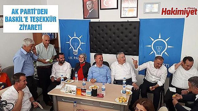 AK PARTİ ELAZIĞ MİLLETVEKİLLERİNDEN BASKİL'E TEŞEKKÜR ZİYARETİ