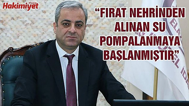 BASKİL'DE 14 BİN DEKAR SUYA KAVUŞACAK