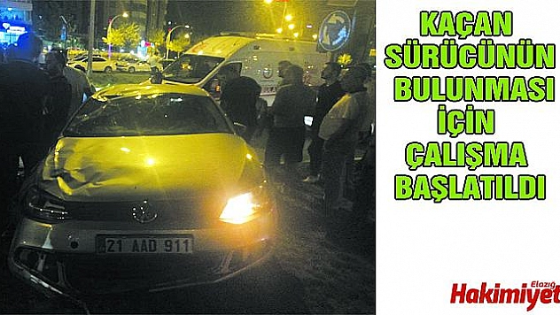 ÇARPIP KAÇAN ARACI DÜŞEN PLAKASI ELE VERDİ