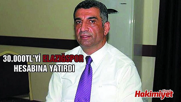 CHP MİLLETVEKİLİ EROL: 'ELAZIĞSPOR'A VERDİĞİMİZ SÖZÜ TUTUYORUZ'