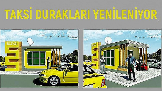 ELAZIĞ'A MODERN TAKSİ DURAKLARI
