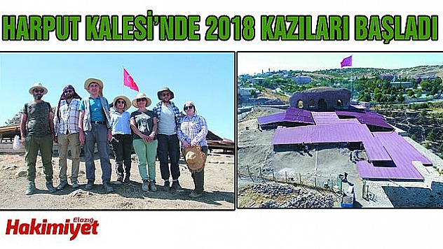 HARPUT KALESİ'NDE YENİ DÖNEM KAZILARI BAŞLADI