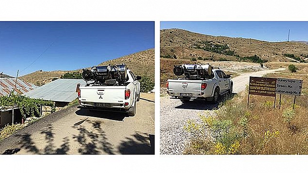 KEBAN BELEDİYESİNİN İLAÇLAMA ÇALIŞMALARI