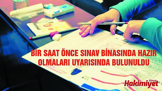 ÖSYM'DEN KPSS ADAYLARINA 'SAAT' UYARISI