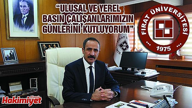 REKTÖR  PROF. DR. KUTBEDDİN DEMİRDAĞ, 24 TEMMUZ GAZETECİLER VE BASIN BAYRAMINI KUTLADI