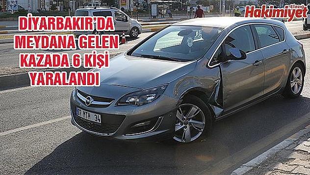 TRAFİK KAZASI: 6 YARALI