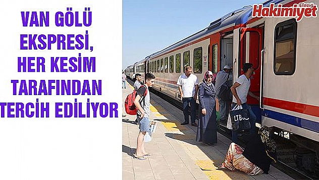 VAN GÖLÜ EKSPRESİ'NE YOĞUN İLGİ