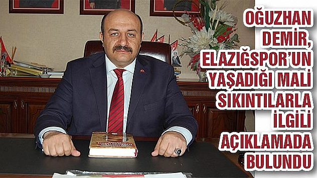 ELAZIĞSPOR 'RANT KAPISI' DEĞİLDİR!