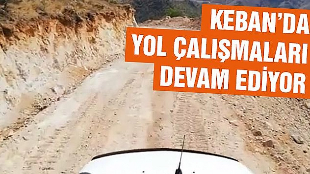 KEBAN'DA YOL ÇALIŞMALARI DEVAM EDİYOR