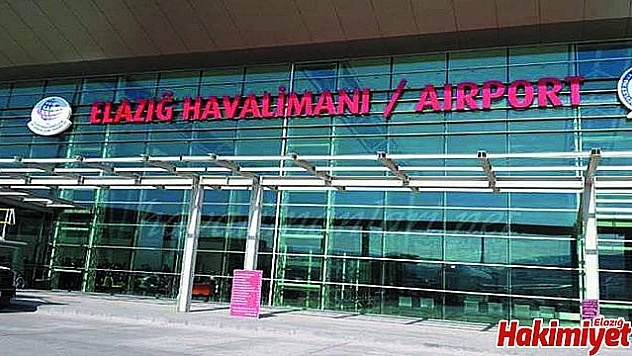 TEMMUZ AYINDA ELAZIĞ HAVALİMANI'NDA 99.861 YOLCUYA HİZMET VERİLDİ
