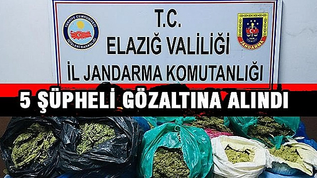 22 KİLO ESRAR ELE GEÇİRİLDİ