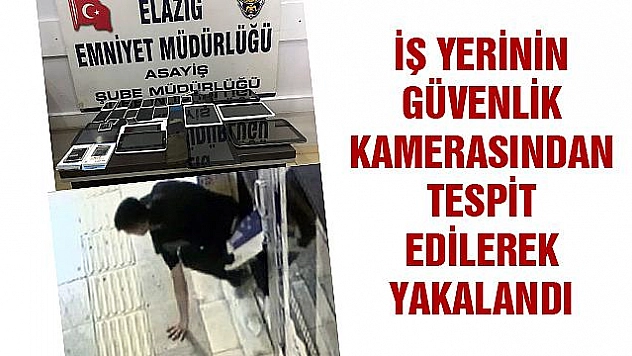 CAMI KIRIP İŞ YERİNİ SOYDU