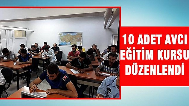 ELAZIĞ'DA AVCI EĞİTİM KURSLARI DEVAM EDİYOR 