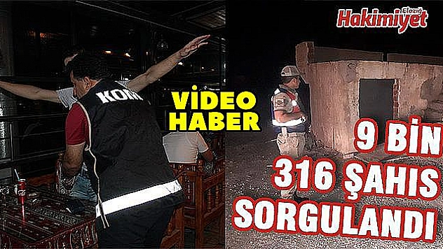 Elazığ'da 'Güven Huzur' uygulaması  yapıldı