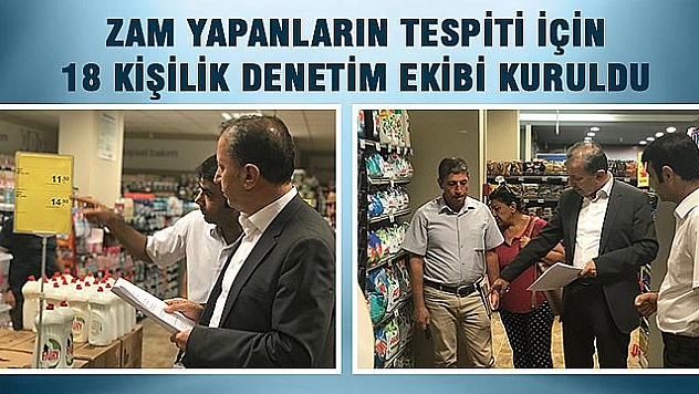 Elazığ'da haksız yere zama karşı 18 kişilik ekip kuruldu  