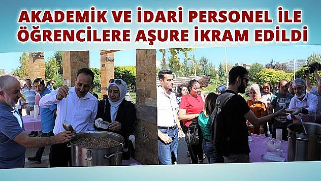 FIRAT ÜNİVERSİTESİ KADIN KOLLARI AŞURE İKRAMI YAPTI