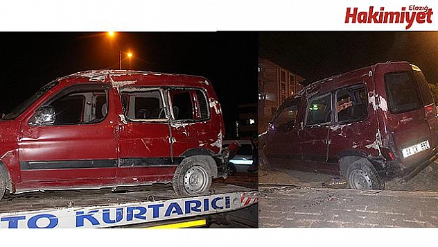 HAFİF TİCARİ ARAÇ TARLAYA UÇTU: 6 YARALI