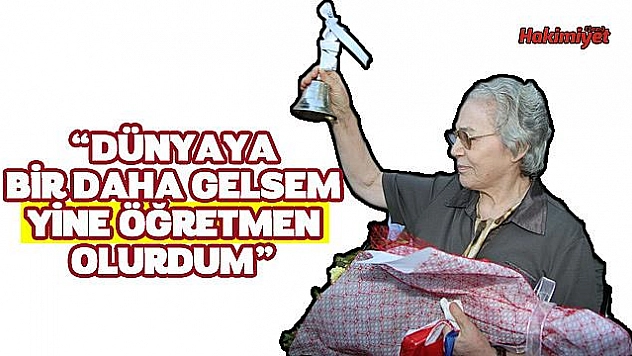 İLK DERS ZİLİNİ EMEKLİ ÖĞRETMEN ÇALDI