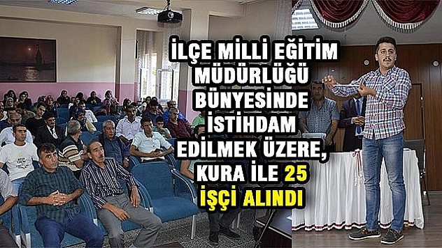 İŞKUR PALU MİLLİ EĞİTİM KURALARI ÇEKİLDİ