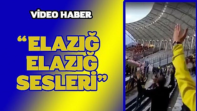 Ankaragücü tribünlerinde 'Elazığ' sesleri!
