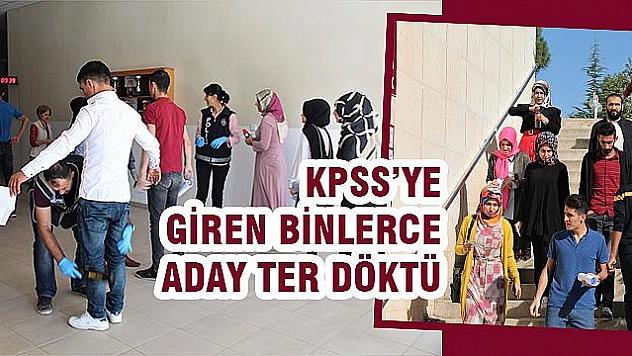 ELAZIĞ'DA KPSS HEYECANI