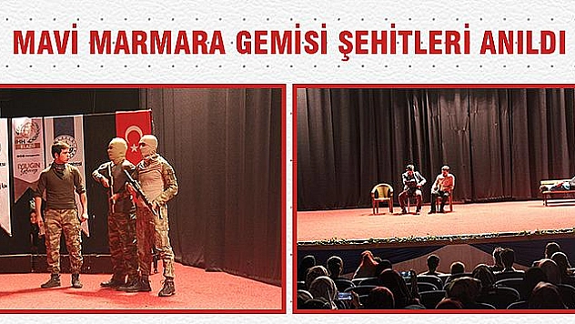 ELAZIĞ'DA 'UMUDUN ADI MAVİ' TİYATRO OYUNU SAHNELENDİ