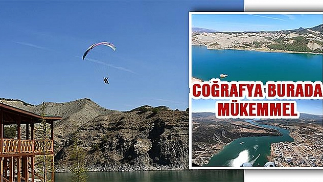 TUNCELİ'DE PARAŞÜTÇÜLERİN DENEME UÇUŞLARI NEFES KESTİ