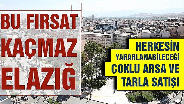Çoklu arsa ve tarla satışı
