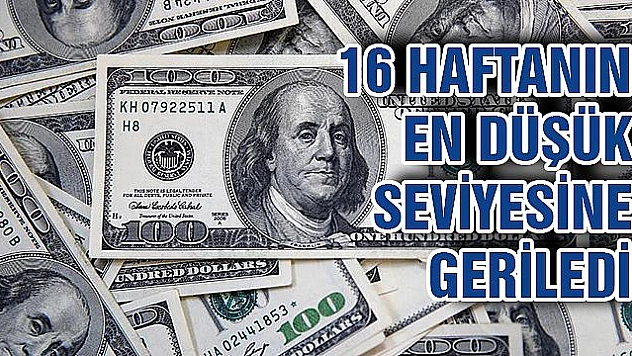Dolar/TL, son 16 haftanın en düşük seviyesine geriledi