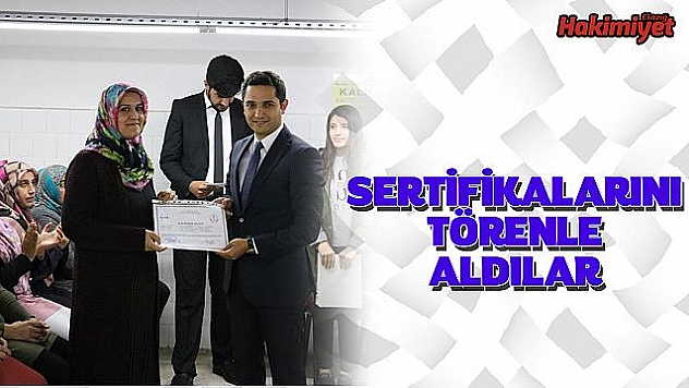 KURSU BİTİRİP İŞ SAHİBİ OLDULAR