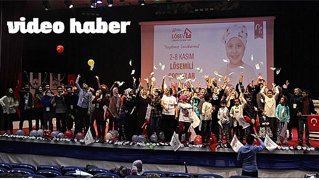 Lösemili çocuklar, maske attı