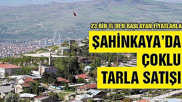 Şahinkaya'da çoklu  tarla satışı