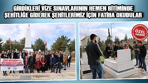 ŞEHİT AİLELERİMİZİN HER ZAMAN YANINDAYIZ