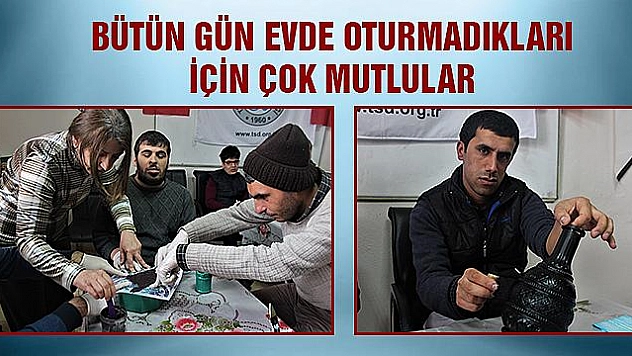 SOSYAL YAŞAMA KARIŞARAK ENGELLERİNİ UNUTUYORLAR