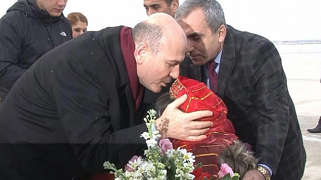 Bakan Soylu Elazığ'dan helikopterle Tunceli'ye geçti