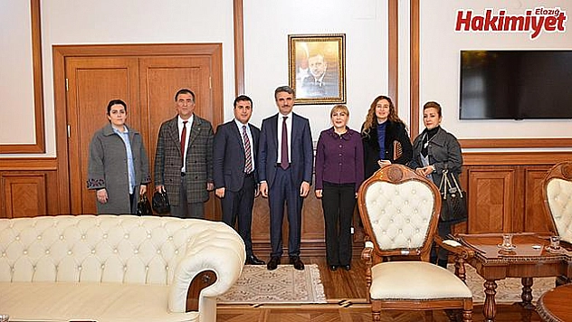 FIRAT SANAYİ VE İŞ DÜNYASI FEDERASYONU YÖNETİCİLERİNDEN VALİ BARUŞ'A ZİYARET