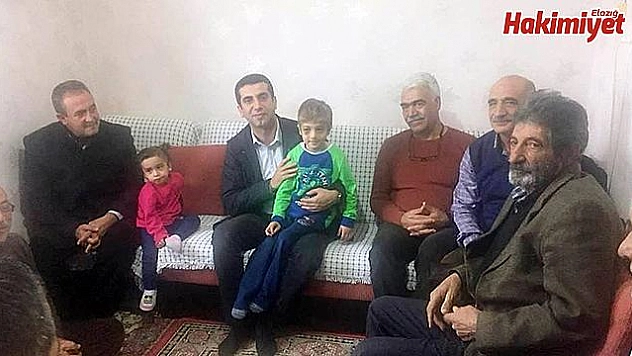 KAYMAKAM KAZEZ, TABURCU OLAN MİNİK EMİRİ EVİNDE ZİYARET ETTİ