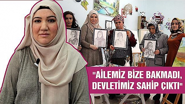 SANATI İLE ENGELLİLERİN KALBİNE DOKUNUYOR