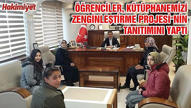 Baskil'de 'Kütüphanemizi Zenginleştirme Projesi' Toplantısı Yapıldı