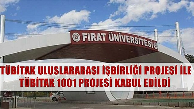FIRAT ÜNİVERSİTESİ AKADEMİSYENLERİNİN PROJE BAŞARILARI DEVAM EDİYOR