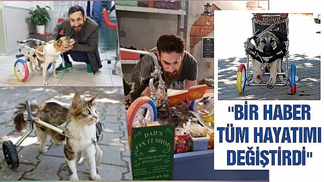 HAYVANLAR İÇİN YAPTIĞI PROTEZLERLE TÜM ÜLKE ONU TANIDI