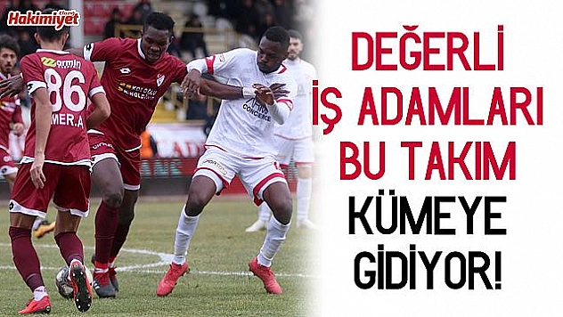 Küme düşeceğiz, farkında mısınız?