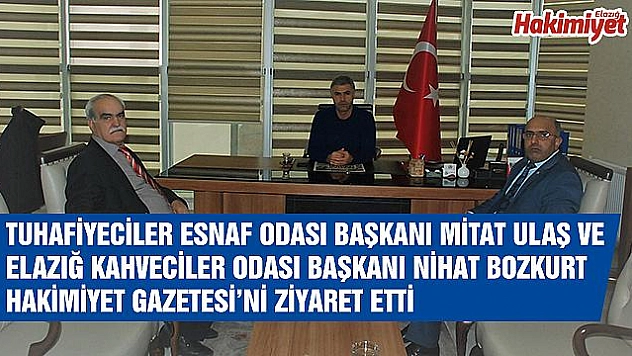 Mitat Ulaş ve Nihat Bozkurt'tan Hakimiyet Gazetesi'ne Ziyaret
