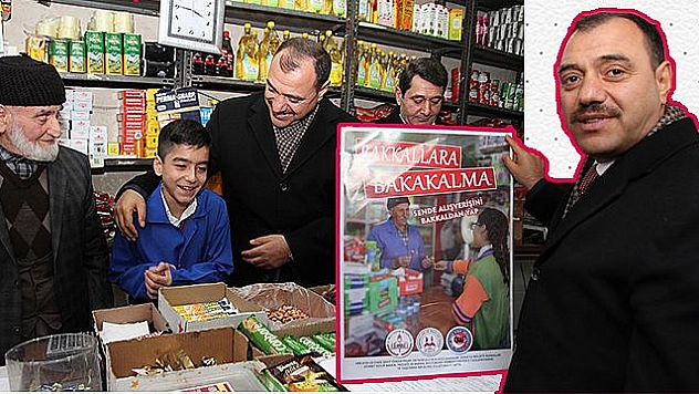 Vali Kaldırım'dan 'Bakkallara Bakakalma, Sev Say Yaşat' projesine destek