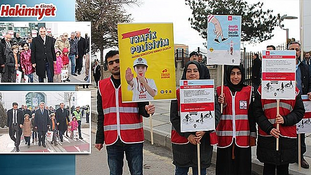 Elazığ'da 'Öncelik Hayatın, Öncelik Yayanın' Etkinliği