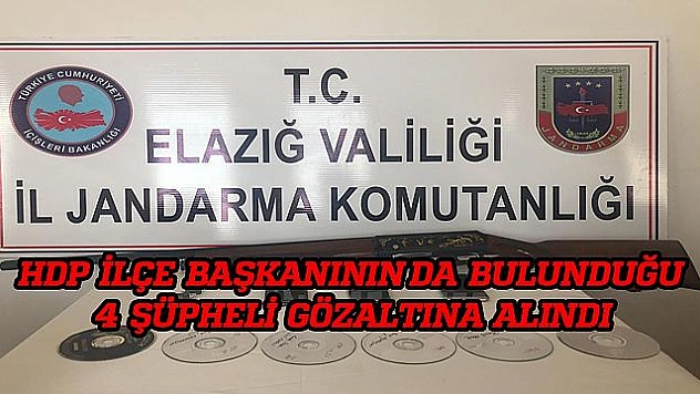 ELAZIĞ'DA TERÖR OPERASYONU DÜZENLENDİ