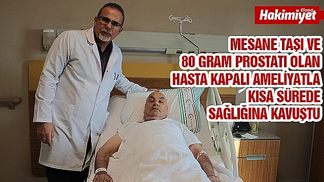 78 YAŞINDAKİ HASTA, İLK DEFA UYGULANAN YÖNTEMLE SAĞLIĞINA KAVUŞTU